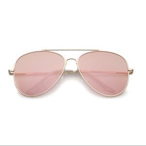 Pink and gold sunglasses